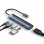 Station d'accueil Vention THJHB 6-en-1 USB-C HDMI 4K/USB 3.0/SD/PD Gris