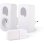 Campanello SCS SENTINEL Sone Duo Kit senza fili pulsante cinetico IP65 bianco