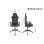 Silla gaming Deltaco GAM-080 respaldo ajustable reposabrazos 2D negro