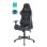 Silla gaming Deltaco GAM-080 respaldo ajustable reposabrazos 2D negro