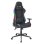 Silla gaming Deltaco GAM-080 respaldo ajustable reposabrazos 2D negro