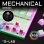 Tastatur The G-lab Combo Mercury Weiß TKL Azerty Rote Switches RGB