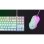Tastatur The G-lab Combo Mercury Weiß TKL Azerty Rote Switches RGB