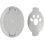 Casque anti-bruit bébé Tineo pliable ajustable gris, matériaux hypoallergéniques
