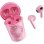 Auriculares Kids Licensing Wow Generation inalámbricos Bluetooth para niños rosa