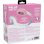 Auriculares Konix Hello Kitty inalámbricos Bluetooth 5.3 con micrófono y cable blanco y rosa