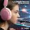 Cuffie Gaming Konix Nexus Over-ear con Microfono Flessibile Jack 3,5 mm Rosa