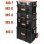 Werkzeugkoffer TOOD wasserdicht 53x37x18 cm 6 herausnehmbare Schubladen