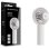 Mini Ventilador de Mano Conceptronic AERIVA01W Blanco 3 Velocidades Recargable 8h Autonomía