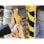 Cantonera de pared Durable C35 Plástico Negro/Amarillo 1000 mm