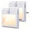 Luz Noturna Autrucker Pack 2 LEDs Sensor Movimento e Crepúsculo Regulável