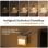 Nachtlampe Autrucker Pack 2 LED Sensor Bewegung und Dämmerung Dimmbar