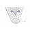 Gaine Tressée Delock 5 m x 13 mm Fermeture Automatique Blanche