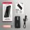Boîtier PC Axagon EEM2-SD2B M.2 Aluminium Noir USB-C 10 Gbps