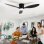 Deckenventilator mit Licht Generica 30W 105cm 6 Stufen Leise Reversibel Fernbedienung