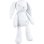 Peluche Jemini Luminou Conejo Luminoso Blanco 30 cm Tejido Fotoluminiscente