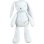 Peluche Jemini Luminou Conejo Luminoso Blanco 30 cm Tejido Fotoluminiscente