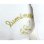 Peluche Jemini Luminou Conejo Luminoso Blanco 30 cm Tejido Fotoluminiscente
