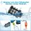 Hidrolimpiadora Autrucker 120 bar 21V Brushless 6 en 1 3 Velocidades