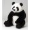 Peluche Jemini Toodoo Panda 45 cm Design Réaliste Blanc Noir