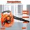 Benzin-Blasgerät Autrucker 25.4cc 7500rpm Tragbar Garten Schnee