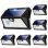 Luz Solar Exterior Autrucker 283 LEDs Sensor Movimiento IP65 Pared