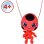 Peluche Bandai Tikki Miraculous 15cm Kwami Criação Olhos Azules Bordados