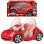 Auto Giocattolo Bandai Miraculous VW E-Beetle Cabriolet 2 Posti Rossa e Nera