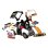 Bandai Stuntman Stu Crash Racing Car COSS8200 Spielset mit artikulierter Figur