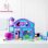 Bandai Littlest Pet Shop Großes Haus Spielset 3 Figuren 20+ Zubehörteile