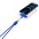 Correa para el cuello Celly para smartphones Azul Cuero PU 1,4 m