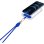 Correa para el cuello Celly para smartphones Azul Cuero PU 1,4 m