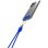 Correa para el cuello Celly para smartphones Azul Cuero PU 1,4 m