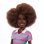 Barbie Fashionistas Puppe 29,8 cm Schwarze Lockiges Haare Gestreiftes Polo-Kit Mint-Grün Rosa