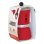 Cafetera italiana Bialetti Rainbow 0,30 L 6 tazas aluminio roja