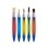 Lot de 5 Pinceaux Plats Synthétiques Pelikan pour Beaux-Arts