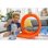 Circuito Hot Wheels Looping Champion Action con 1 Auto 1:64 Doppio Lanciatore