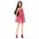 Barbie Fashionistas JJN59 Bambola 32 cm Vestito Rosa Leopardo Stivali