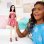 Barbie Fashionistas JJN59 Bambola 32 cm Vestito Rosa Leopardo Stivali