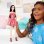 Barbie Fashionistas JJN59 Bambola 32 cm Vestito Rosa Leopardo Stivali