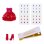 Poupée de mode Rainbow High Vivienne Rouge avec outil bedazzler et pierres