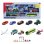 Kit Regalo Majorette 5 Veicoli Metallizzati 1/64 Stile Lamborghini