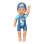Boneca BABY born My First Swim Boy 30 cm para banho e piscina