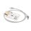 Cable de red ACT CAT6A slimline S/FTP LSZH 0,5 m gris