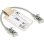 Cavo di rete ACT CAT6A Slimline S/FTP LSZH 0,25 m grigio