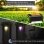 Luminaria solar RGB Autrucker Pack 4 Unidades Impermeable Exterior