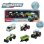 Kit 5 Veicoli Agricoli Majorette Farm Class 1/64 Metallo Parti Mobili