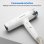 Sèche-cheveux Ionique Medion MD19984 1500W 3 Températures 3 Vitesses Accessoires Blanc