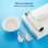 Sèche-cheveux Ionique Medion MD19984 1500W 3 Températures 3 Vitesses Accessoires Blanc