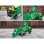 Camion Benne Majorette Volvo 1/43 Vert 25 cm Son Lumière Pièces Mobiles Contenant